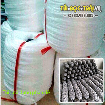 Túi lưới đựng phân dê nguyên cuộn trắng (1 kg)